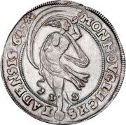 1 Speciedaler - Christian IV King bust; type 3, Denmark, 1644-1648 reverse image