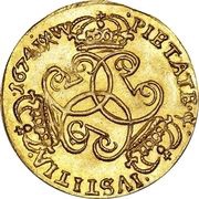 1 Ducat - Christian V reverse image