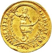 1 Ducat - Christian V reverse image