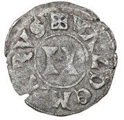 1 Penning - Valdemar II Ribe reverse image