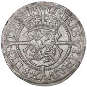 1 Skilling Dansk - Christian III Copenhagen mint obverse image