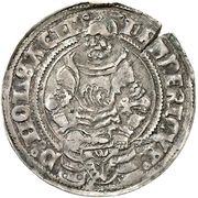 2 Schillings - Frederik I Husum mint; portrait first type obverse image