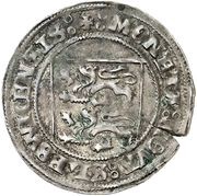 2 Schillings - Frederik I Husum mint; portrait first type reverse image