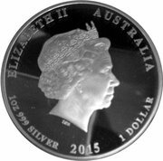 1 Dollar - Elizabeth II 4th Portrait - Princess Charlotte obverse image