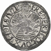 2 Schillings - Frederik I Gottorp mint; year above shield obverse image