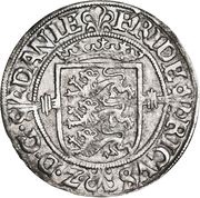 2 Skilling Dansk - Frederik II Copenhagen mint obverse image