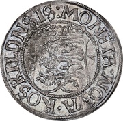 4 Skilling - Christian III Roskilde mint, Denmark, 1535 reverse image