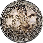1 Sølvgylden - Christian III Flensborg Mint obverse image