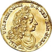 ½ Dukat - Frederik IV obverse image