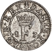 1 Hvid - Frederik II Frederiksborg mint obverse image