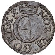 1 Hvid - Christian IV Type 2 obverse image