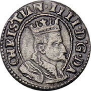 1 Søsling - Christian IV Second type; small collar obverse image