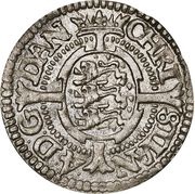 1 Skilling Dansk - Christian IV Oval shield; date in legend obverse image