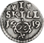 1 Kroneskilling - Christian IV reverse image