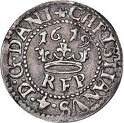 2 Kroneskilling - Christian IV Type 1 obverse image