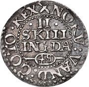2 Kroneskilling - Christian IV Type 1, Denmark, 1619 reverse image