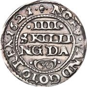 4 Kroneskilling - Christian IV Type 2, Denmark, 1620-1621 reverse image