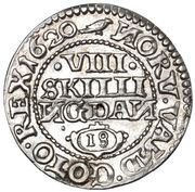 8 Kroneskilling - Christian IV Type 2 reverse image