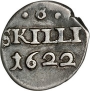 8 Skilling Dansk - Christian IV Frederiksborg mint, Denmark, 1622-1623 reverse image