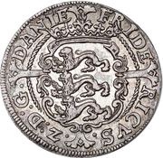 8 Skilling Dansk - Frederik II Frederiksborg mint obverse image