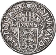 8 Skilling Dansk - Christian IV Helsingør mint, Denmark, 1608 reverse image