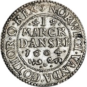 1 Mark Dansk - Christian IV reverse image