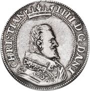 1 Mark Dansk - Christian IV obverse image