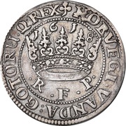 ½ Krone - Christian IV, Denmark, 1618 reverse image
