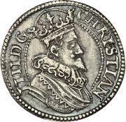 ½ "Dicke" Krone - Christian IV Closed crown; King bust type obverse image