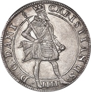 1 Krone - Christian IV obverse image
