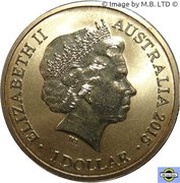 1 Dollar - Elizabeth II 4th Portrait - Alphabet Collection - Letter B obverse image