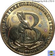 1 Dollar - Elizabeth II 4th Portrait - Alphabet Collection - Letter B reverse image