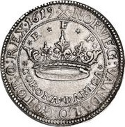 2 Krone - Christian IV without star in legend reverse image