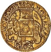 1 Rosenobel "Guldridder"- Christian IV reverse image