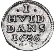1 Hvid - Christian V reverse image