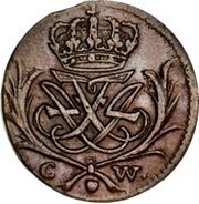 ½ Skilling Dansk - Frederik IV obverse image