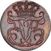 ½ Skilling Dansk - Frederik V obverse image