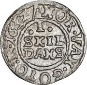 1 Skilling Dansk - Frederik III Shield type IIc reverse image