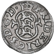 1 Skilling Dansk - Frederik III Shield type IId obverse image