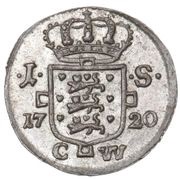 1 Skilling Dansk - Frederik IV reverse image