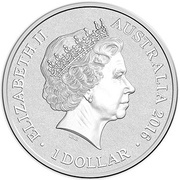 1 Dollar - Elizabeth II 4th Portrait - Alphabet Collection - Letter B - Silver Proof obverse image