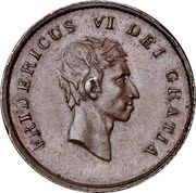 1 Skilling - Frederik VI Copper Pattern obverse image