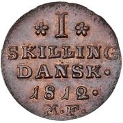 1 Skilling Dansk - Frederik VI reverse image