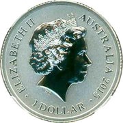 1 Dollar - Elizabeth II 4th Portrait - Alphabet Collection - Letter C - Silver Proof obverse image