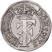 2 Skilling Dansk - Frederik III monogram type obverse image