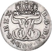 2 Skilling Dansk - Frederik V obverse image