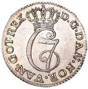 2 Skilling Dansk - Christian VII obverse image