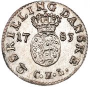 2 Skilling Dansk - Christian VII, Denmark, 1778-1785 reverse image
