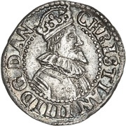 4 Skilling Dansk - Christian IV obverse image