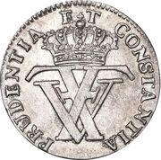 4 Skilling Dansk - Frederik V obverse image